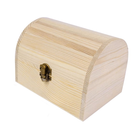 Caja de Joyería de Madera Sin Acabado para Pintar Manualidades Organizador Portátil Estuche Decorativo Alhajero Función Personalizable Adecuada para P Estilo C