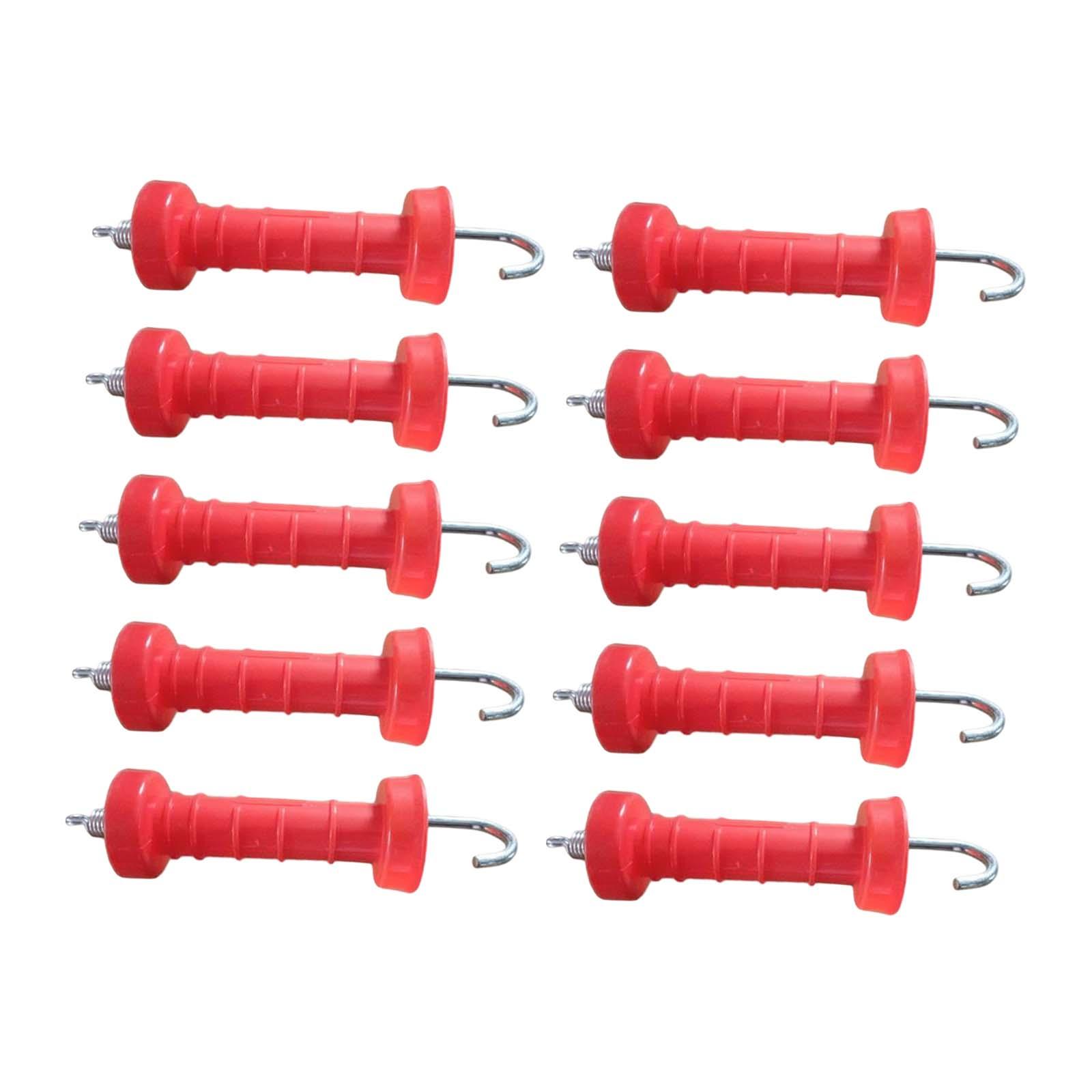 Ioensy - 10 Aisladores Para Manijas De Puertas De Resorte Para Cercas Eléctricas, Ideales Para Granjas De Agricultores.