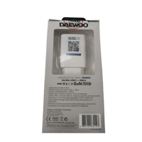 Daewoo - Cargador Usb Pd45W Di-Pd452-Eu Salida Usb-C + Usb-A