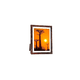 thumbnail image 1 of Portarretrato Decorativo 21x29cm Marrón Oscuro Liso, 1 of 3