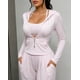 thumbnail image 2 of Conjunto Deportivo Mujer 3 Piezas Peto Chaqueta Y Palazzo, 2 of 6