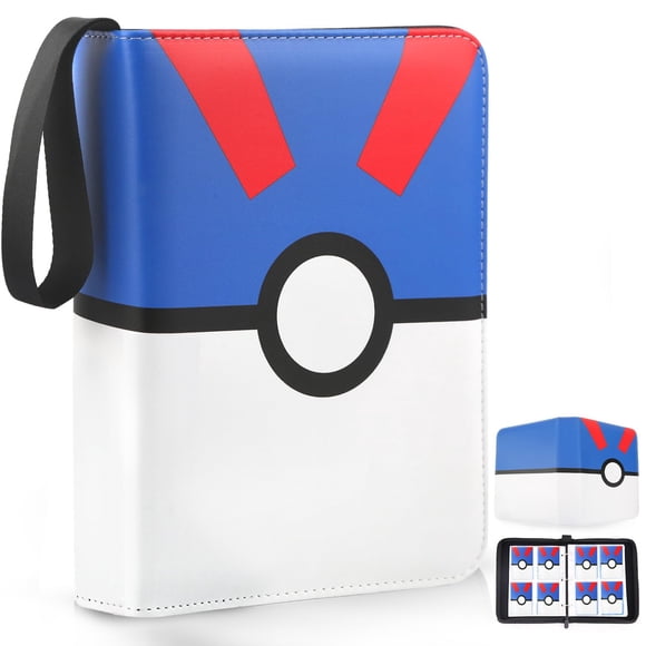 Carpeta para cartas EASYFUN 400 cartas, 50 fundas, azul