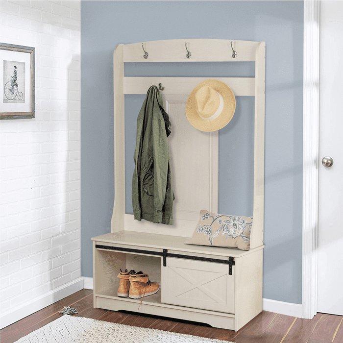 Msa Muebles Santa Ana - Aparador Perchero Antique White