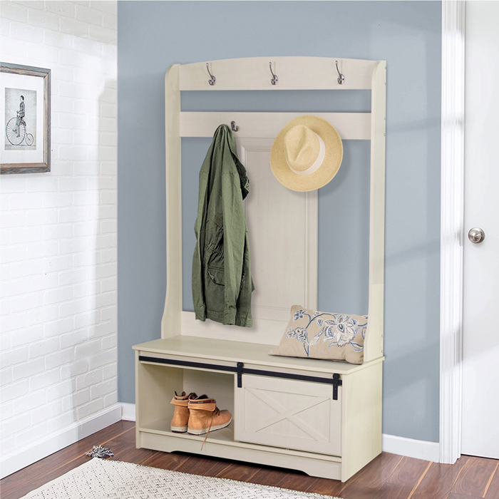 Msa Muebles Santa Ana - Aparador Perchero Antique White