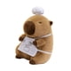 thumbnail image 5 of Peluche De Capibara Para Decoración De Habitación De Ni?os Mu?eco De Peluche De Capibara Para Regalar Cuchillo Y Tenedor Familiar, 5 of 5