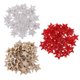 thumbnail image 5 of 150 Piezas De Madera Formas De Estrella De Nieve Copo De Nieve Decoraciones Navide?as De Madera Natural, 5 of 5