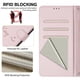 thumbnail image 4 of Funda Cartera para iPhone 17e con Bloqueo RFID, Cierre Magnético y Ranuras Tarjetas Rosa, 4 of 5