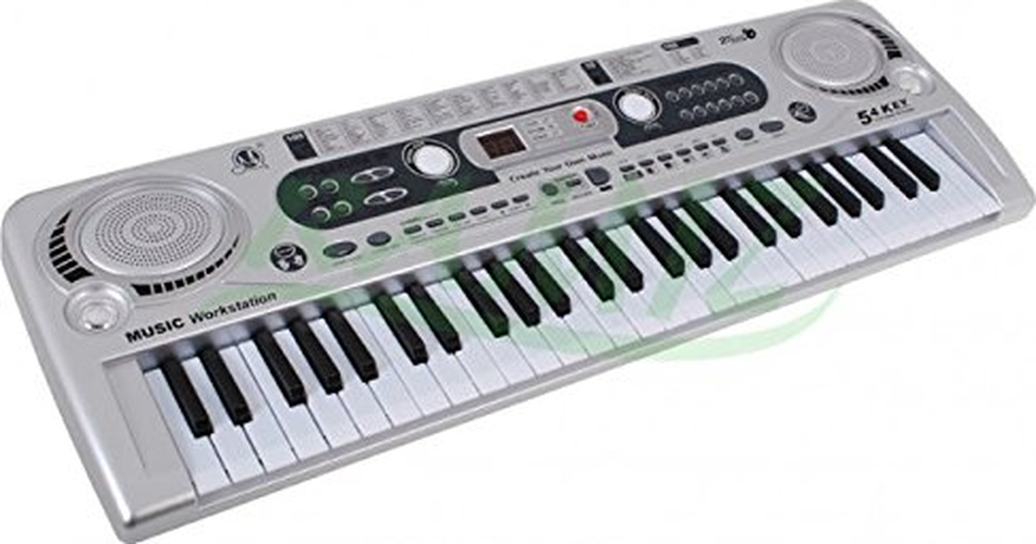 Genérico - Teclado Rk Music Infantil 54 Notas Gris