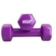 thumbnail image 2 of Pack De 2 Mancuernas De 1kg PVC Morado - PA-K1-E4, 2 of 2