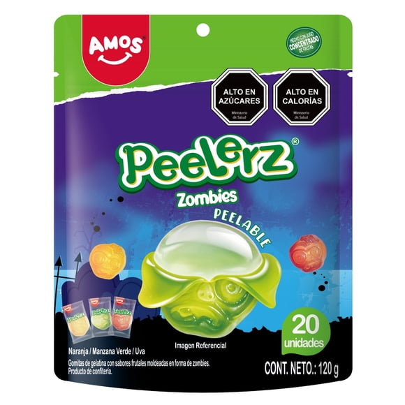 Gomitas Peelerz Zombies, 120 g