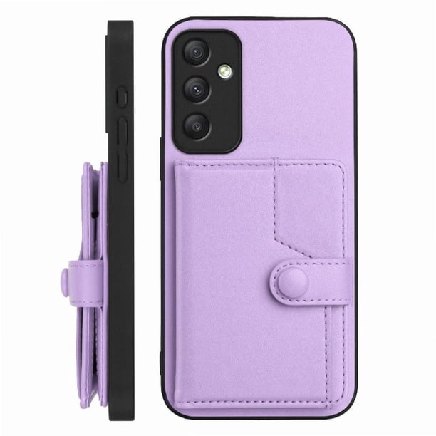FOXDOCK Funda para SAMSUNG Galaxy A35 con Bloqueo RFID - Diseño Elegante con Cierre de Botón