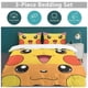 thumbnail image 5 of Pichu Bed Duvet Cover Funny Anime Cartoon Bedding Se Lightweight3 Piece Comforter Se, cases, 5 of 5