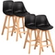 thumbnail image 1 of Pack 4 Taburete Bar Tulip Negro 66 cm | Estilo Nórdico, 1 of 9