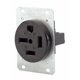 thumbnail image 1 of Cuchilla recta para montaje empotrado, 50 A, 250 V, receptacle Leviton, 1 of 1