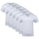 thumbnail image 1 of Camiseta Gildan con cuello en V para hombre G1103 blanca talla L (paquete de 6), 1 of 6