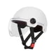 thumbnail image 1 of Casco De Moto Ligero Cómodo Transpirable Verano Media Cara Casco Blanco, 1 of 5