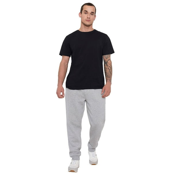 Buzo Hombre Jogger Gris Liso Corona