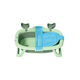 thumbnail image 1 of Tina cangrejo plegable con malla reforzada, color verde, 1 of 3