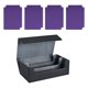 thumbnail image 2 of Caja De Baraja De Cartas Coleccionables, Juguete De Tarjeta De Recolección Fuerte, Estuche Para Tarjetas Deportivas De Cuero PU, Negro, Gris Y Morado, 2 of 5