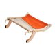 thumbnail image 3 of Cat Window Perch Lounge Mount Hamaca Asiento Ajustable Sin Ventosa Naranja Gris, 3 of 5