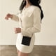 thumbnail image 5 of Minifalda de cintura alta para mujer, corte A, corta, elegante, a la moda, ajustada, suave, para otoño, 5 of 8