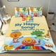 thumbnail image 1 of Fideos y Amigos Conjunto de sábanas temático, trío de piezas, cómodo y amigable con la piel, diseño único, regalo de decoración para el hogar para familiares, amigos y fans,173cm *218cm, 1 of 6