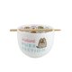 thumbnail image 1 of Juego de cuencos para fideos Ramen de Enesco Pusheen the Cat, 14 cm, con palillos, 1 of 2