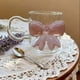 thumbnail image 4 of Taza De Cristal Con Lazo Rosa Resistente Calor Y Frío, 4 of 6