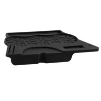 Magideal - Alfombrilla De Silicona Para Apisonar Café, Alfombrilla Para Apisonar En Las Esquinas, Alfombrilla Para Apisonar Café Expreso, Accesorios Para Café, 5 Negro