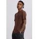 thumbnail image 2 of Polera Hombre Bolsillo Contraste Chocolate, 2 of 4