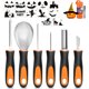 thumbnail image 1 of Kit de tallado de calabaza SUEFFI, 6 herramientas y 12 plantillas, 1 of 3