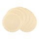 thumbnail image 1 of Juego de manteles rústicos de 6 manteles tejidos para decoración de mesa de comedor, mantel redondo para mesa de cocina, limpiar con un paño, beige, 15 pulgadas, 1 of 6