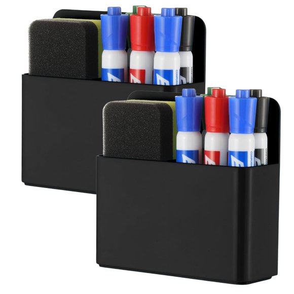 Porta marcadores magnético Camelmother 2 piezas para pizarra blanca