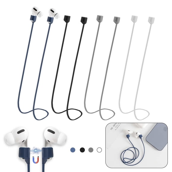 Correa Magnética de Silicona QUCKOIYJ - Paquete de 4 para AirPods