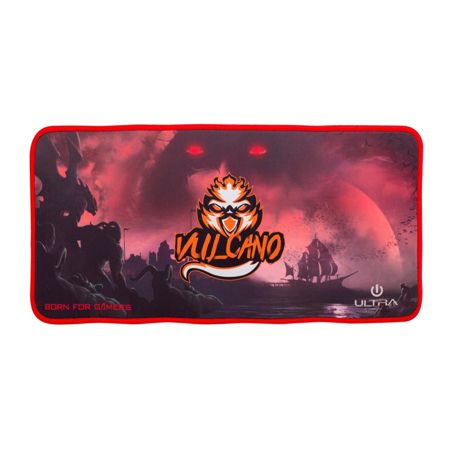 Ultra - Mousepad Gamer Xl 20x40cm Rojo Vulcano