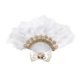 thumbnail image 5 of Abanicos De Mano Adorno Accesorios Para Fotos Novia Boda Día De San Valentín Decoración Dorado, 5 of 5