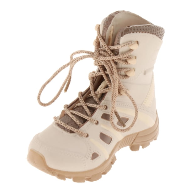 2 Piezas Bota para Figura de Acción Botín para Muñeco Soldado Hombre Rodilla Alta Accesorio PP Adecuado para Colección de Muñecos Vestuario de Adultos Kits de Niños Decoración