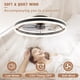 thumbnail image 4 of Ventilador de techo VOLISUN de 23,6" sin aspas con luz LED regulable, 4 of 7