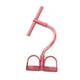 thumbnail image 3 of Banda elástica de resistencia para pedales, cuerda de tensión multifunción para yoga, banda elástica para ejercicios de abdominales, para cintura, brazos y piernas. Rosa, 3 of 5