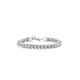 thumbnail image 1 of Pulsera masculina de acero quirúrgico, brazalete, color plata, 1 of 3