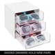 thumbnail image 4 of Organizador iDesign dividido con 3 cajones apilables para gafas, 4 of 4