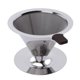 thumbnail image 2 of 1 Filtro De Café De Acero Inoxidable Para Verter Sobre Gotero De Cono Reutilizable 11,5 Cm B, 2 of 5