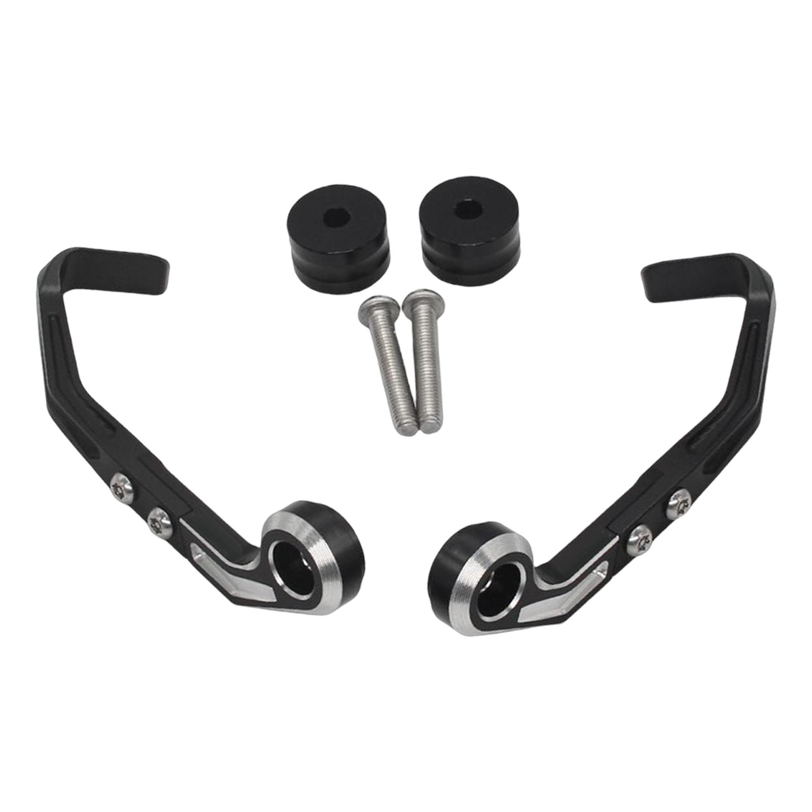 Magideal - Protectores De Palanca De Embrague De Freno De Motocicleta, Protección Contra Caídas, Protector De Manillar, Para Reemplaza Piezas , Negro