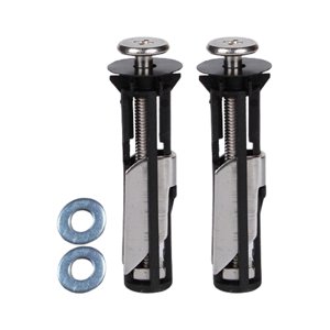 Magideal - 2 Uds Tornillos Para Asiento De Inodoro, Tornillos Para Inodoro, Tornillo De Mantenimiento Para Baño, Eliminación De Asiento De Inodoro, Reparación Re M5 Con Junta De 18 Mm