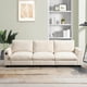 thumbnail image 3 of 96*35''Chenille Sectional Sofa with Bluetooth Speaker,Comfy Cloud Couch Set with Drop Down Table,Cup Holders,USB Charger,Storage Armrest,Wide Seat Sofa for Living Room,Apartment,Office,3 Colors, 3 of 3