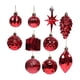 thumbnail image 3 of 10 bolas navideñas pequeñas colgantes para colgar adornos navideños decorativos para cumpleaños, celebraciones en interiores y exteriores, festivales rojo, 3 of 5