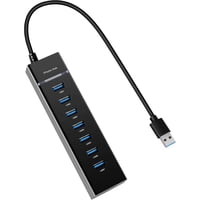 Gen - Hub Usb Adaptador 7 Puertos Notebook Pc Multiplicador Multi Multicolor