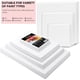 thumbnail image 2 of ESRICH 48 Pack Canvas Boards for Painting, 6 Pcs of 4x4, 4x6, 2 of 3