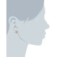 thumbnail image 2 of Pendientes Betsey Johnson con forma de corazón de cristal, tono oro rosa, 2 of 3