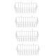 thumbnail image 4 of Cesta Colgante De Metal Para Decoración De Pared De Hierro, Cesta De Almacenamiento De 4 Piezas, 4 of 5